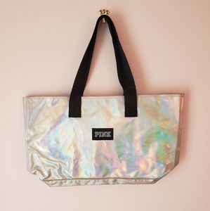 Holographic PINK Tote Bag